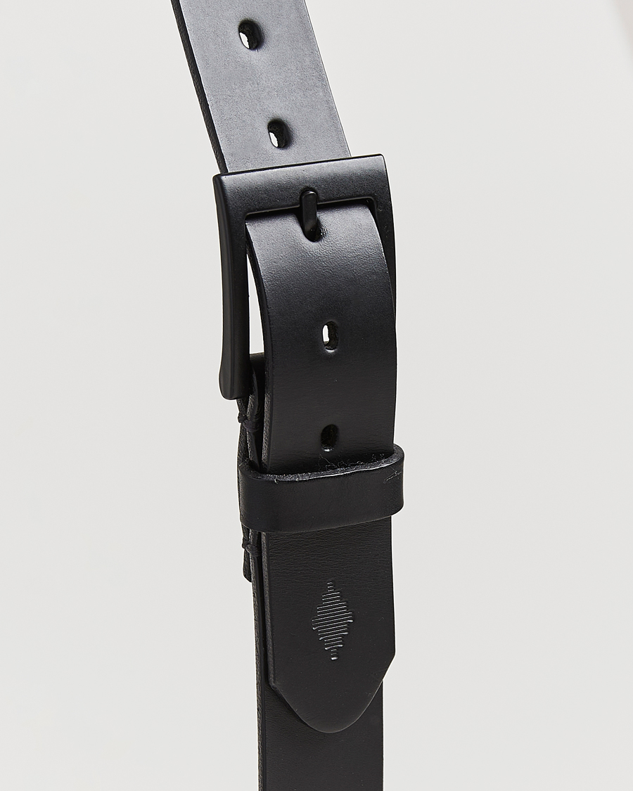 Herren | Gürtel | Pampeano | Bordado Hand Stitched Classic Leather Belt 3,5cm Black