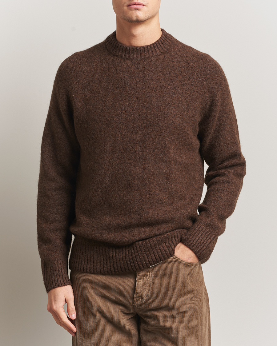 Herren | Pullover | LES DEUX | Gilbert Crew Neck Knit Slate Brown