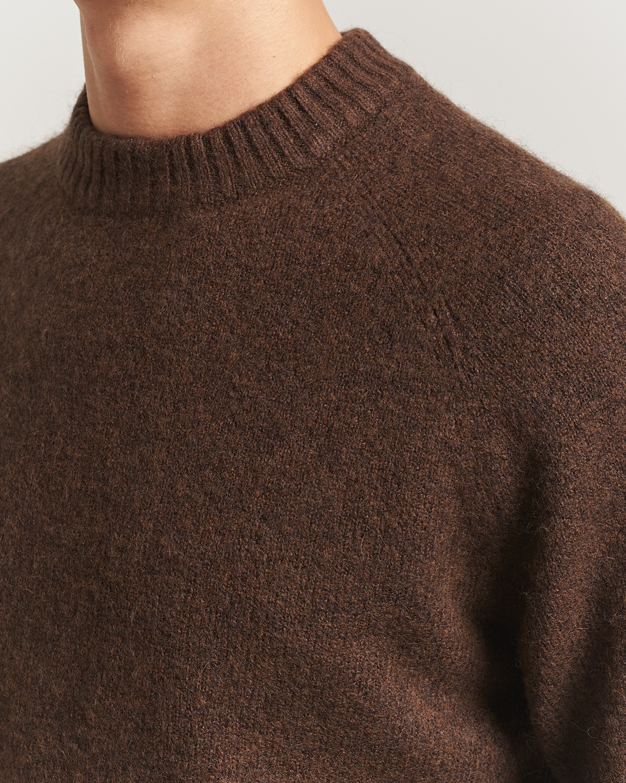 Herren | Pullover | LES DEUX | Gilbert Crew Neck Knit Slate Brown