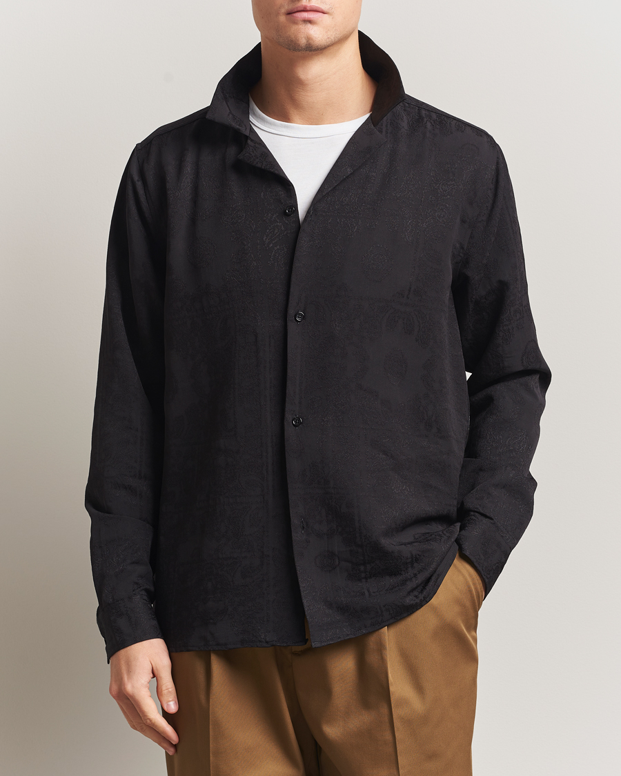 Herren | Hemden | LES DEUX | Jasper Jaquard Shirt Black