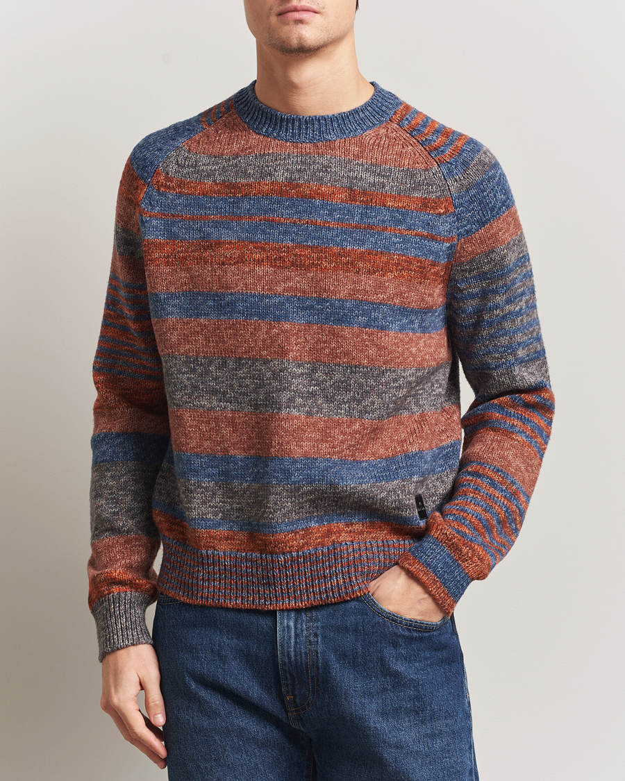 Herren | Pullover | PS Paul Smith | Wool Knitted Striped Sweater Red Multi
