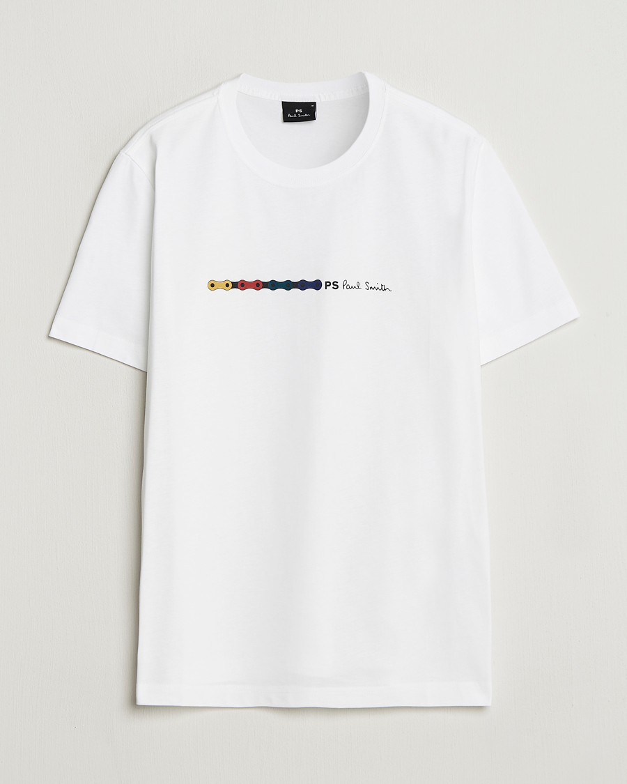 Herren | T-Shirts | PS Paul Smith | Chain Printed T-Shirt White