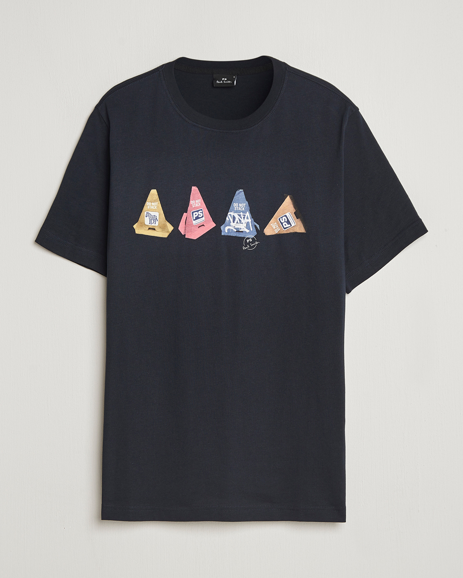 Herren | T-Shirts | PS Paul Smith | Cones Printed T-Shirt Navy