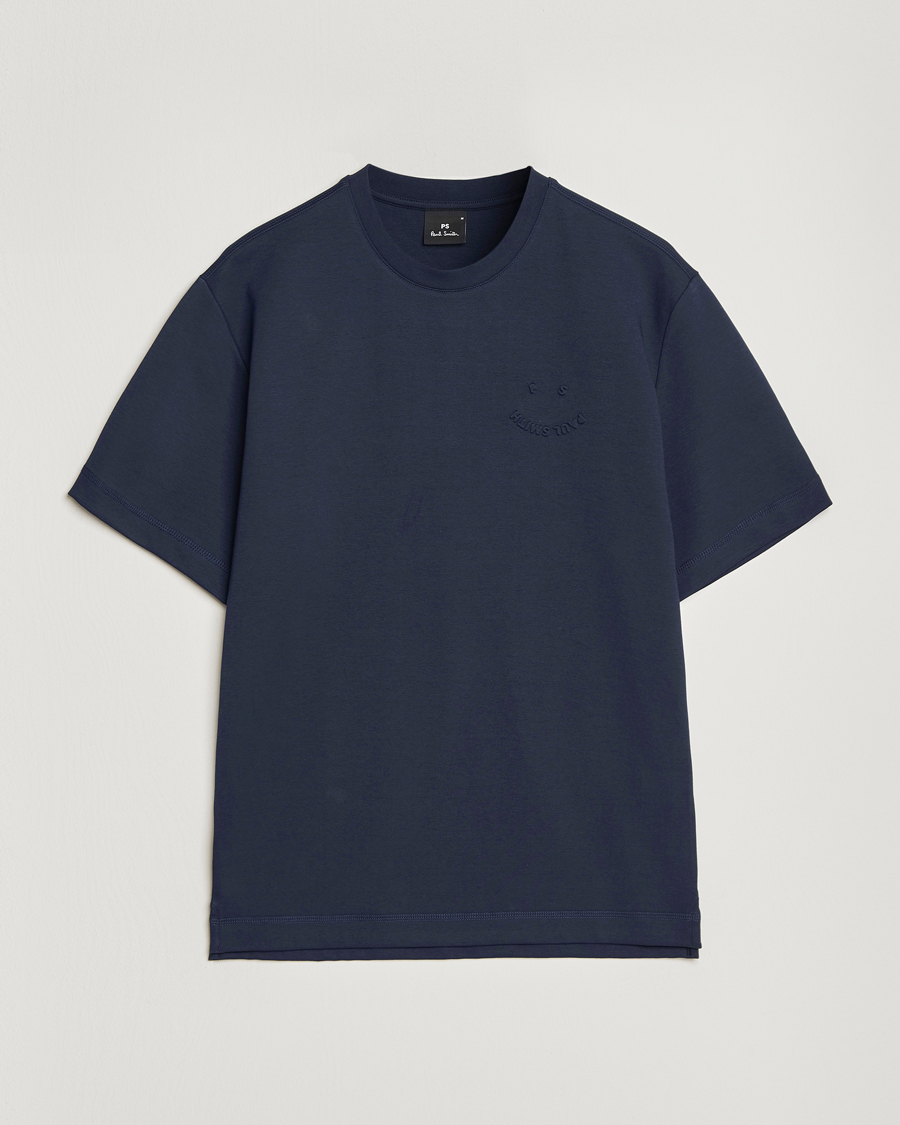 Herren | T-Shirts | PS Paul Smith | Casual Fit Happy T-Shirt Navy
