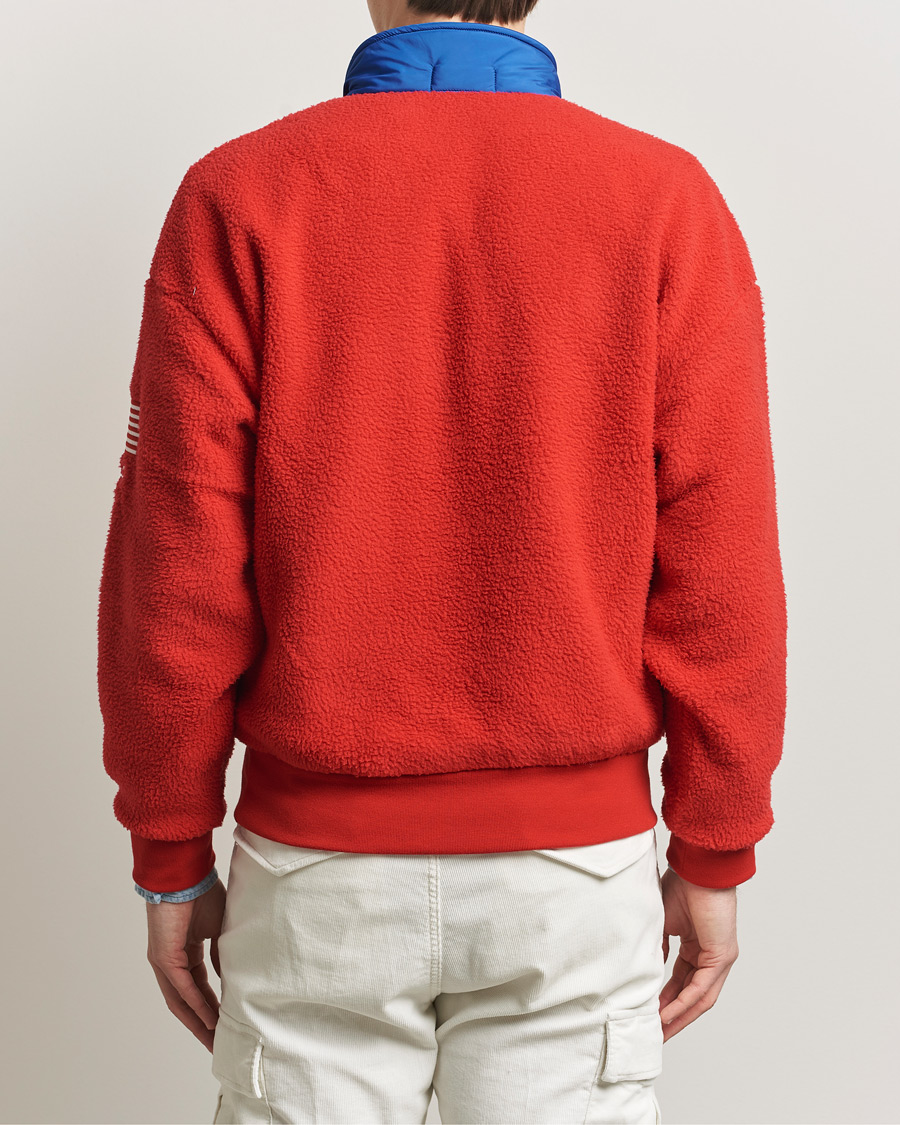 Herren | Pullover | Polo Ralph Lauren | Polar Half Zip USA Fleece RL 2000 Red