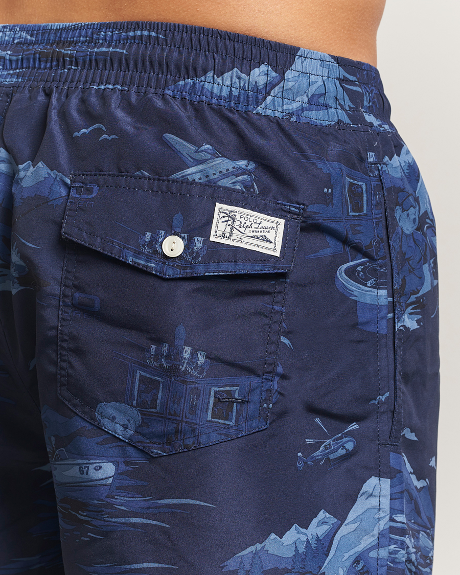 Herren | Badehosen | Polo Ralph Lauren | Traveler Printed Mid Trunk Spy Bear