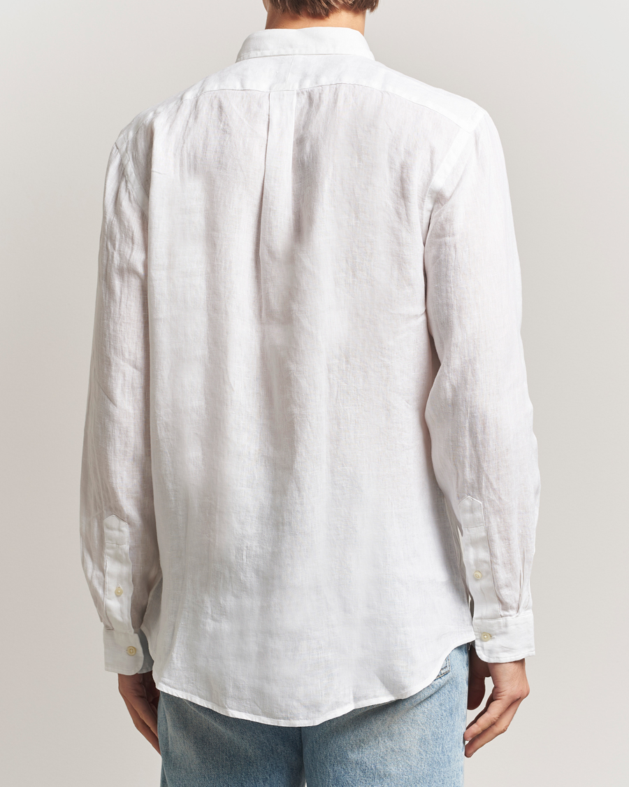 Herren | Westen | Polo Ralph Lauren | Slim Fit Linen Shirt White