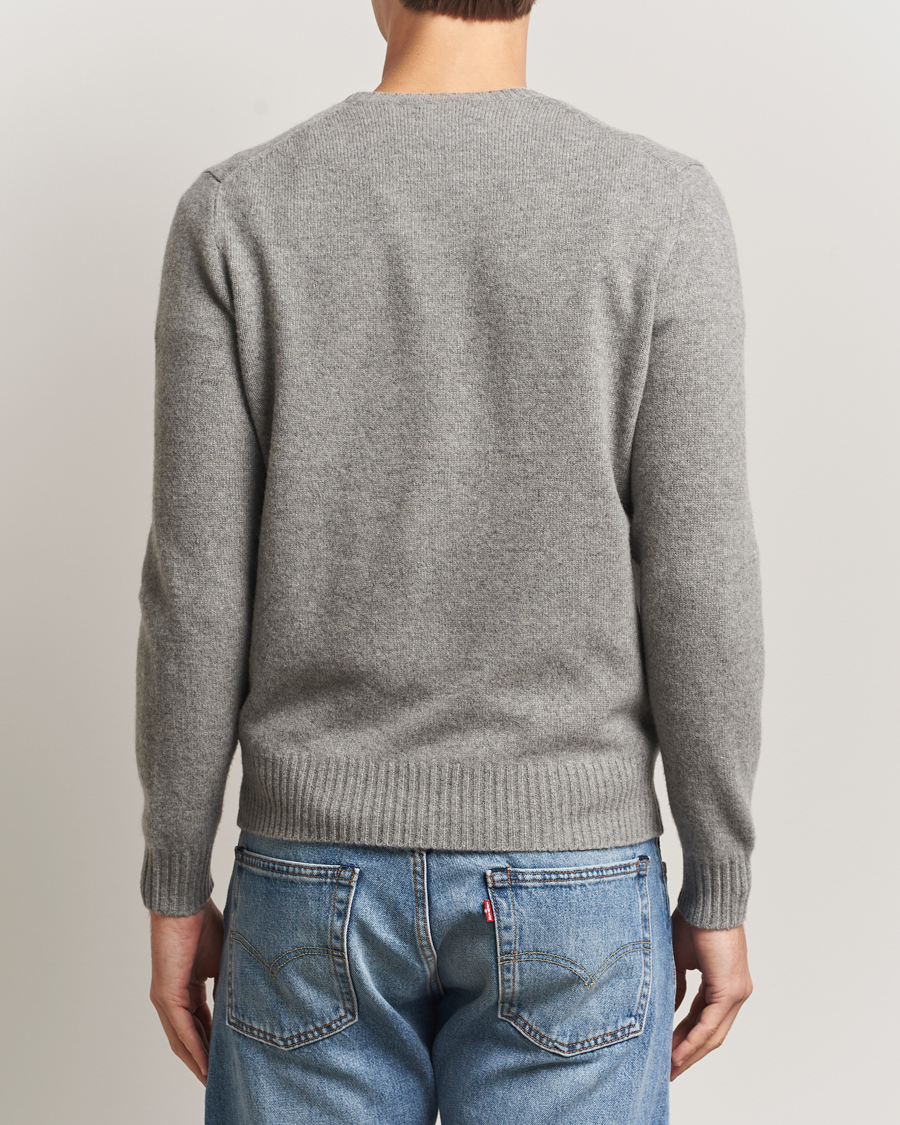 Herren | Poloshirts | Polo Ralph Lauren | Wool/Cashmere Crew Neck Fawn Grey Heather