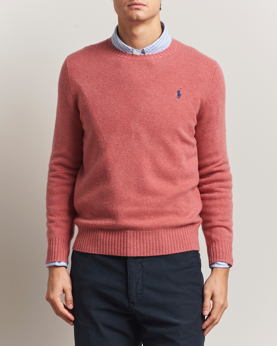 Herren | Pullover | Polo Ralph Lauren | Wool/Cashmere Crew Neck Strawberry Gelato