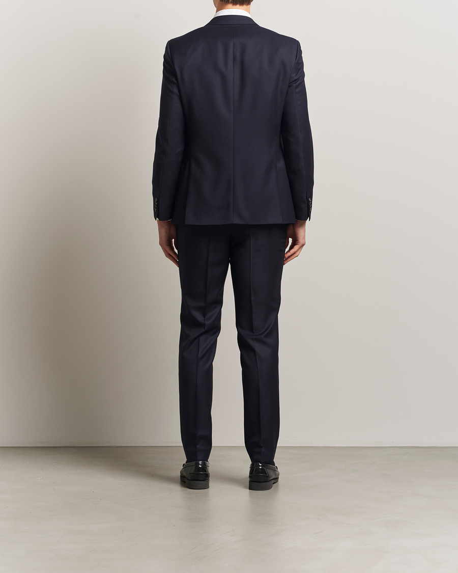 Herren | Anzüge | BOSS BLACK | Huge Structured Wool Suit Dark Blue
