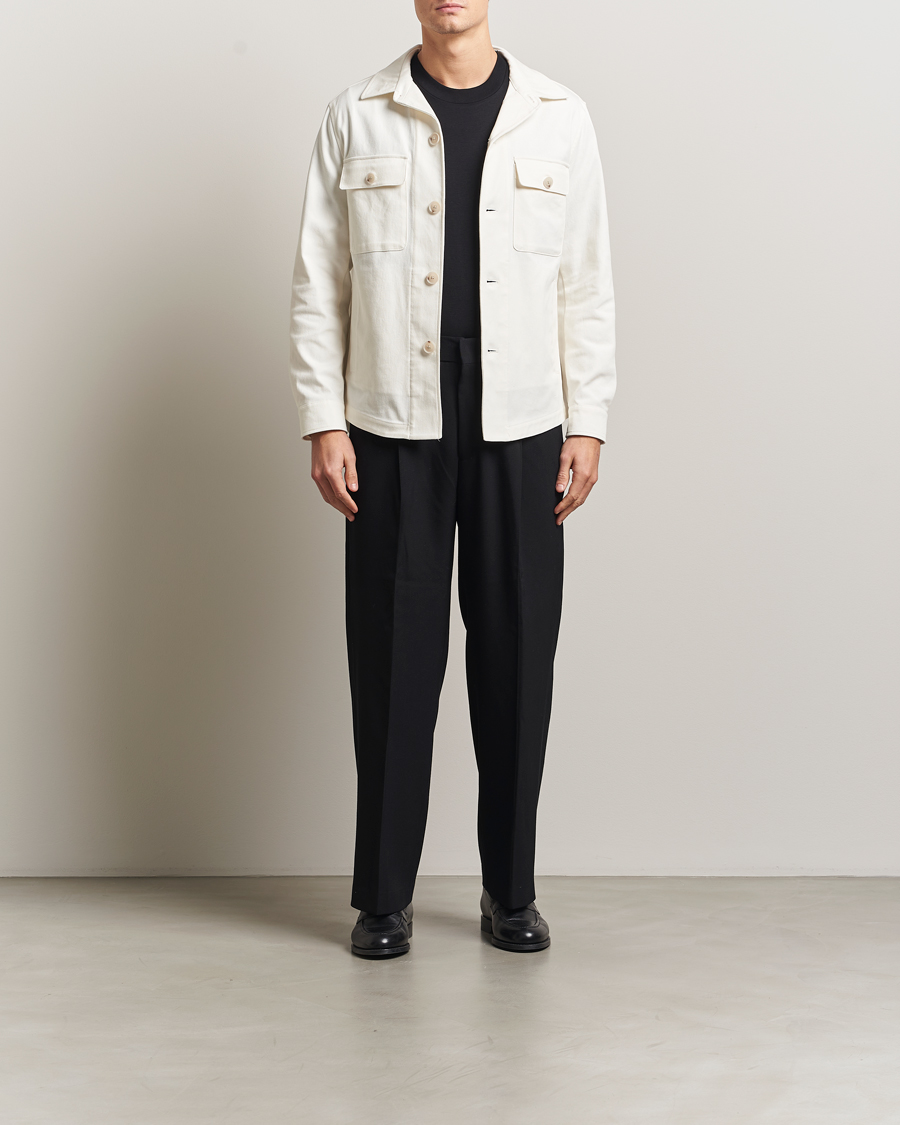 Herren | Hemden | BOSS BLACK | Carper Cotton Twill Overshirt Natural