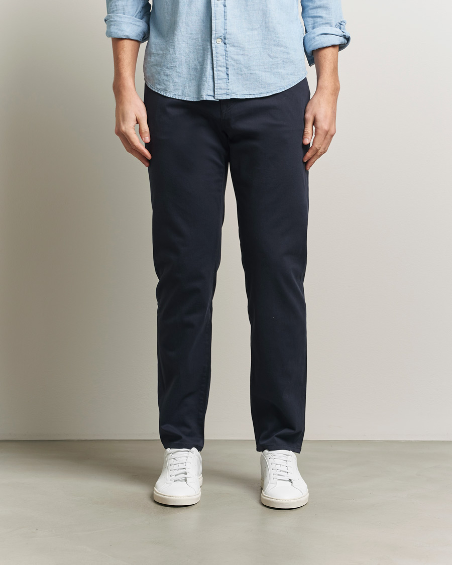 Herren | Hosen | BOSS BLACK | Re.Maine Cotton 5-Pocket Pants Dark Blue
