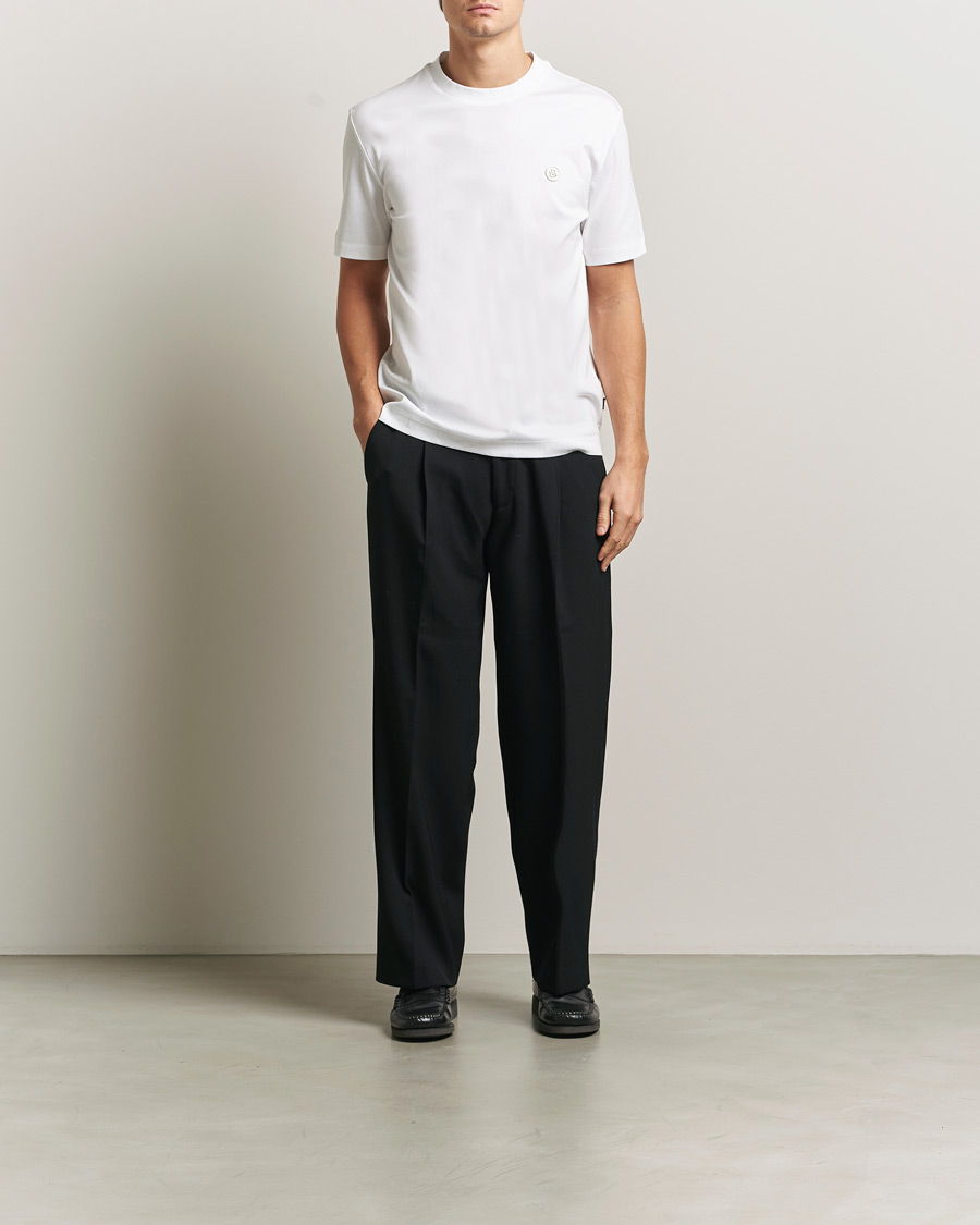 Herren | T-Shirts | BOSS BLACK | Taut Regular Fit T-Shirt White