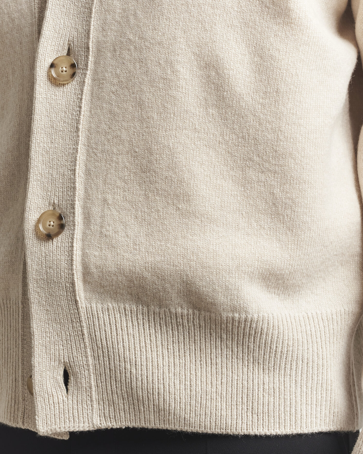 Herren | Pullover | BOSS BLACK | Ucone Wool Knitted Cardigan Open White