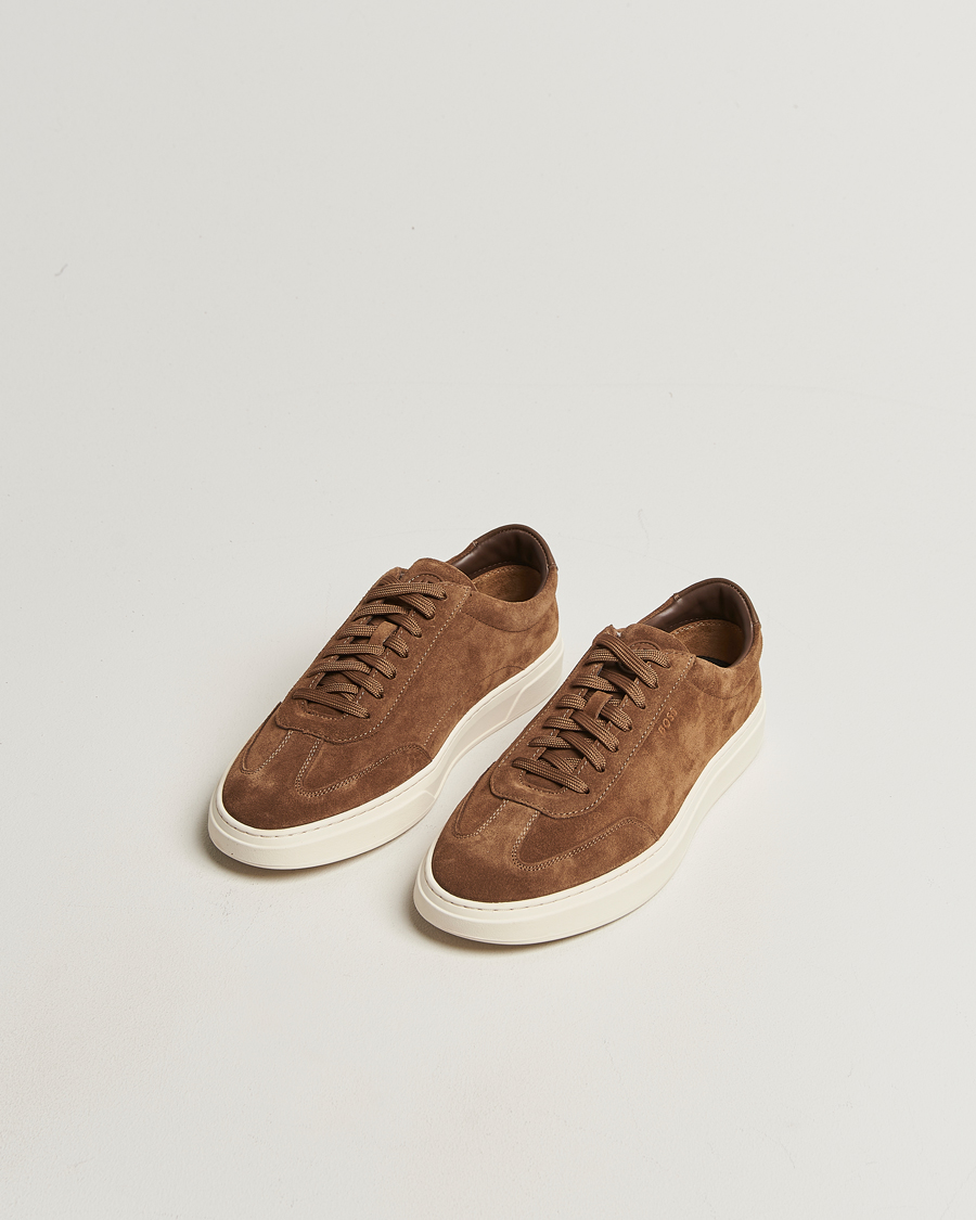Herren | Sneaker | BOSS BLACK | Kieran Suede Sneaker Medium Beige