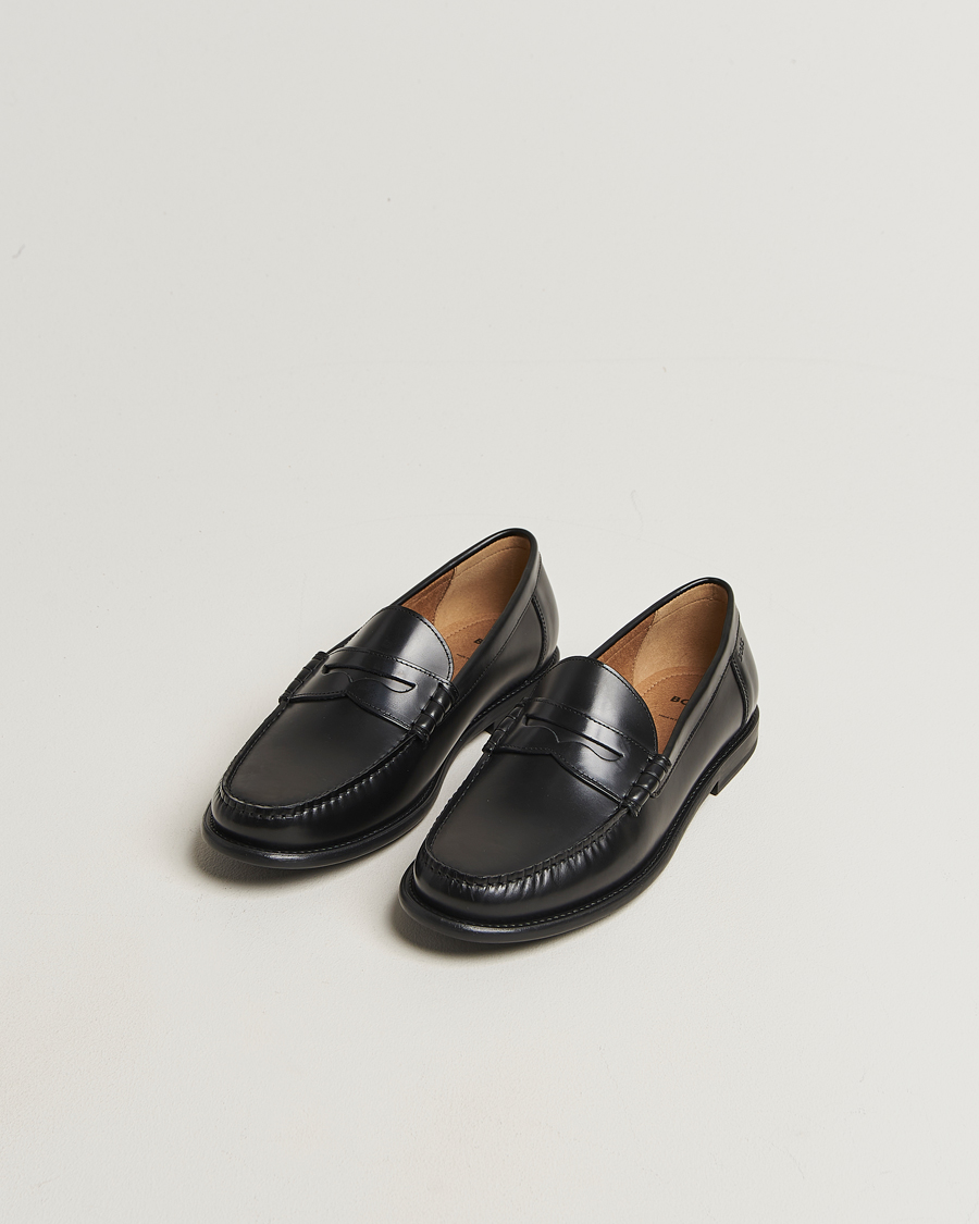Herren | Loafer | BOSS BLACK | Tevan Leather Moccasin Black