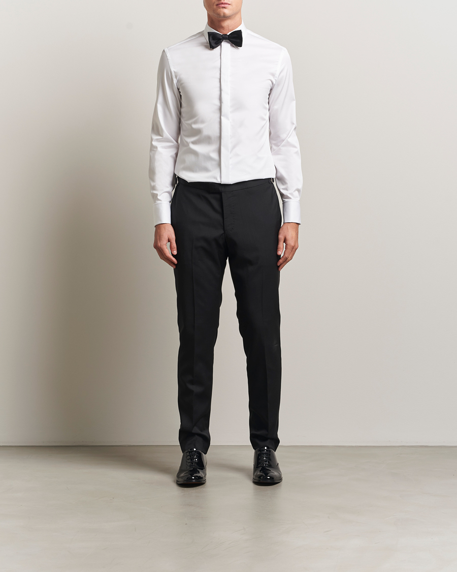 Herren | Hemden | Tiger of Sweden | Adley Tuxedo Shirt Pure White