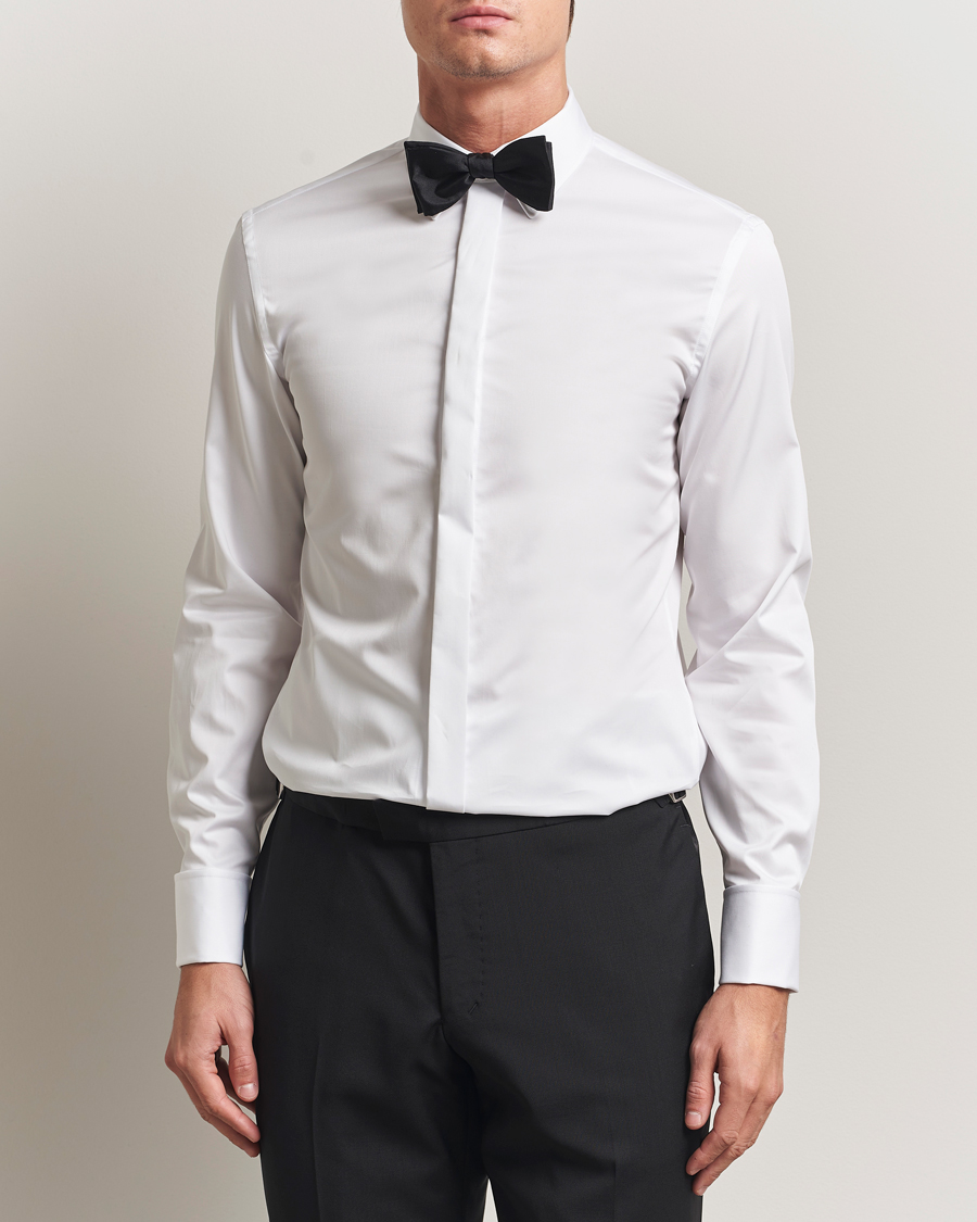 Herren | Hemden | Tiger of Sweden | Adley Tuxedo Shirt Pure White