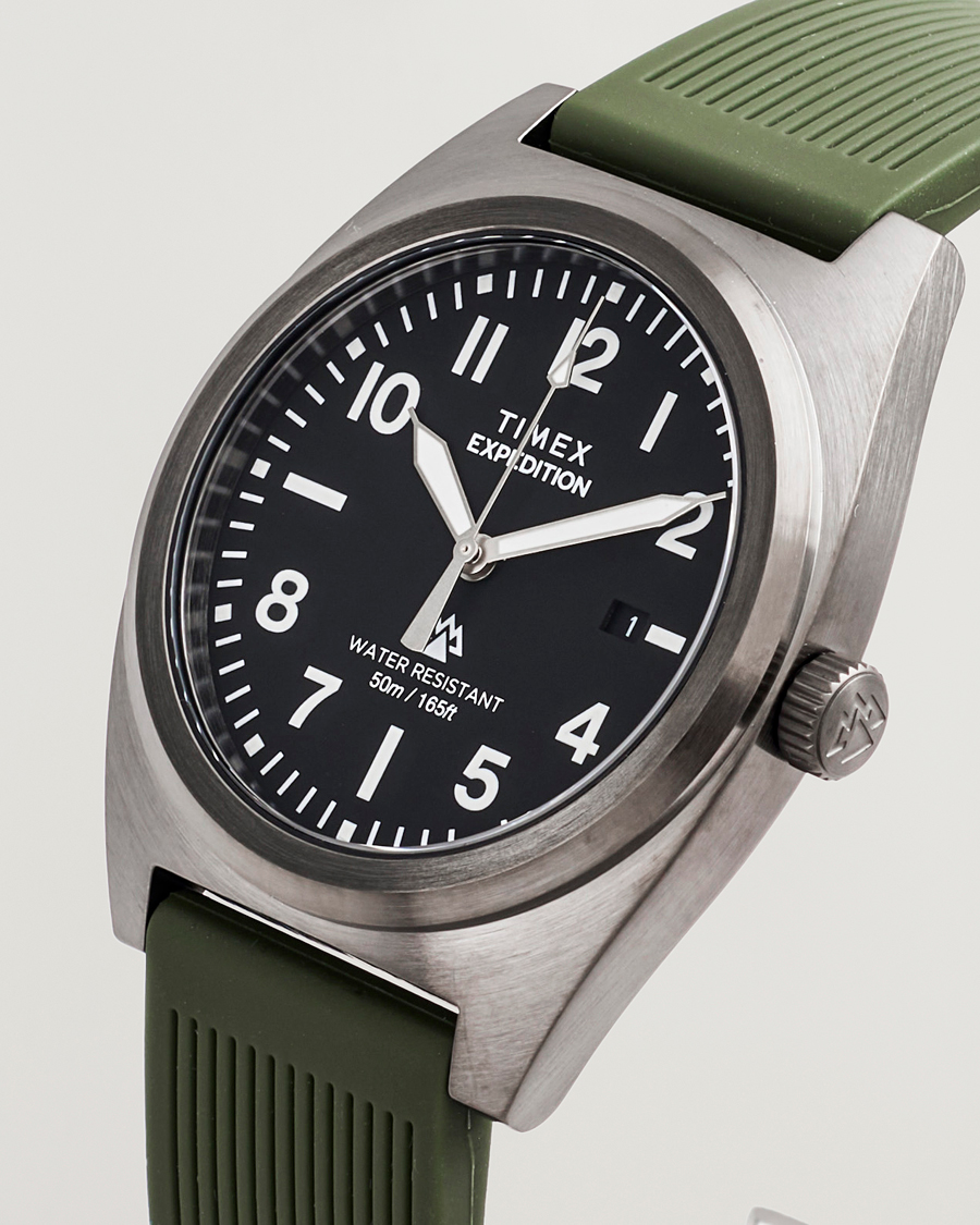 Herren | Timex Expedition Capstone Silicone Strap 39mm Black Dial | Timex | Expedition Capstone Silicone Strap 39mm Black Dial