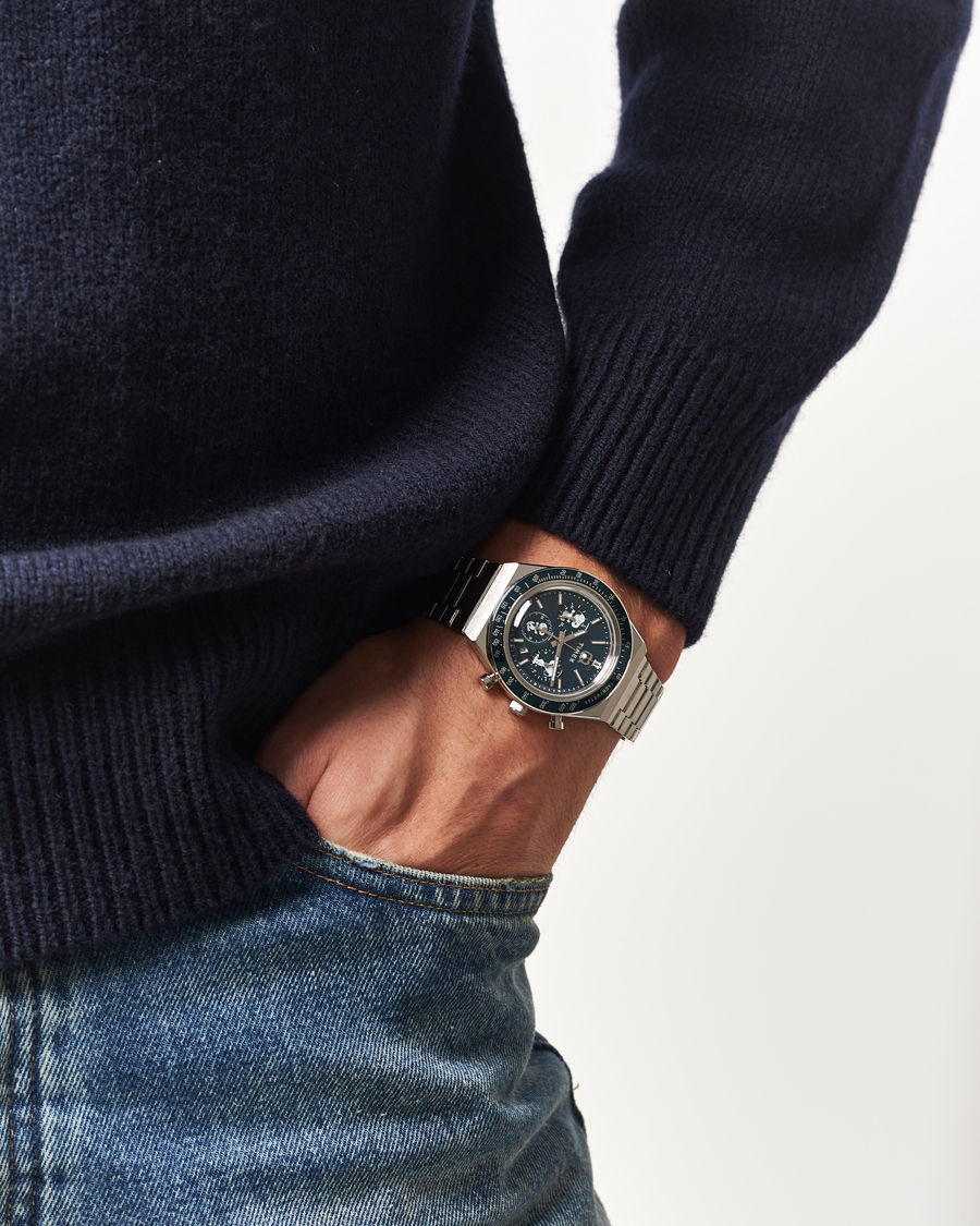 Herren | Timex Timex X Peanuts Q Chronograph Snoopy 40mm Blue Dial | Timex | X Peanuts Q Chronograph Snoopy 40mm Blue Dial