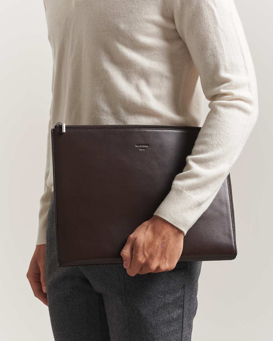 Herren | Taschen | Tiger of Sweden | Vitama Leather Portfolio Dark Brown