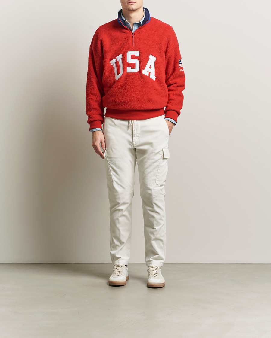 Herren | Hosen | Polo Ralph Lauren | Corduroy Cargo Pants Antique Cream