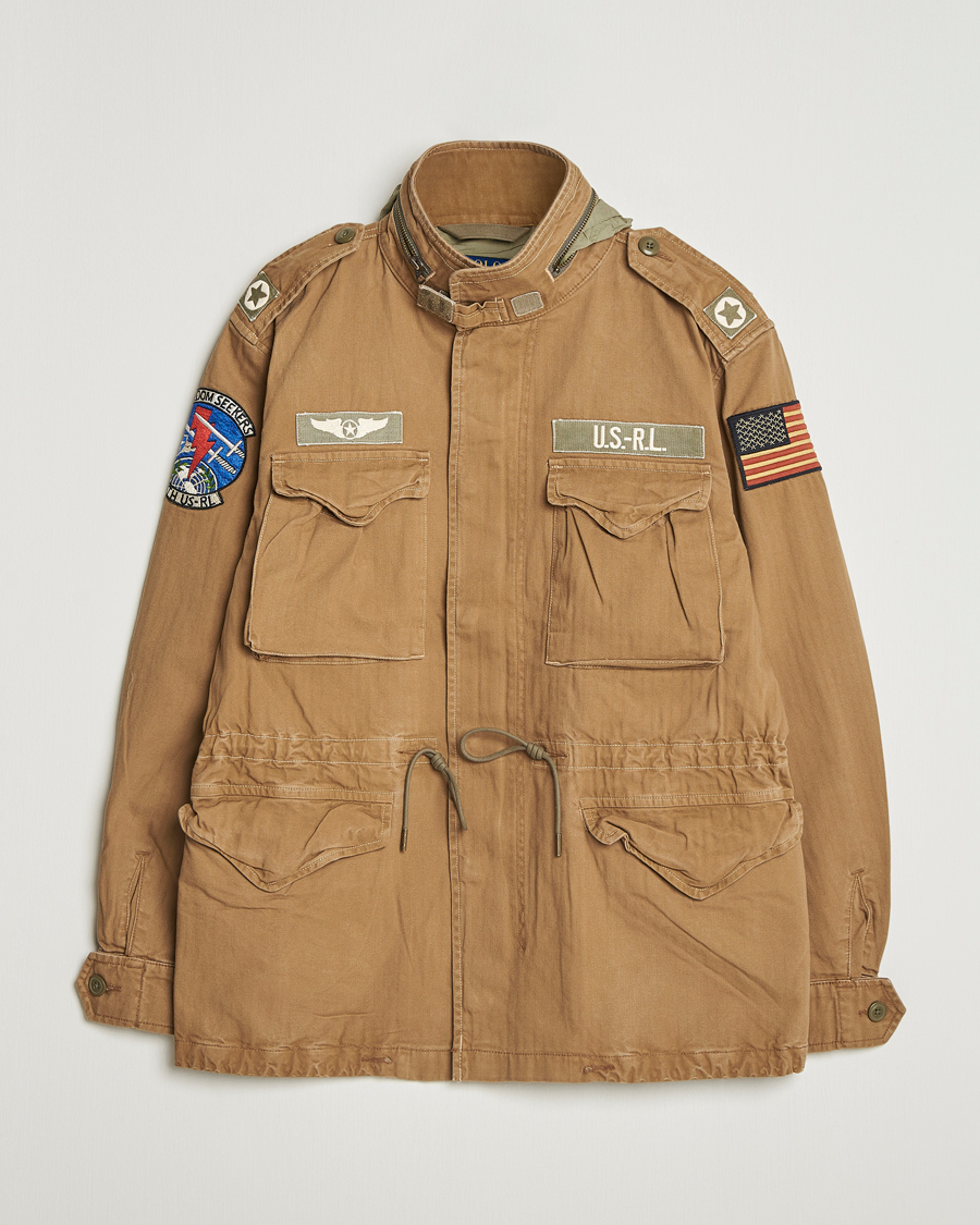 Polo Ralph Lauren Herringbone Field Patch Jacket Sandsurf bei Care