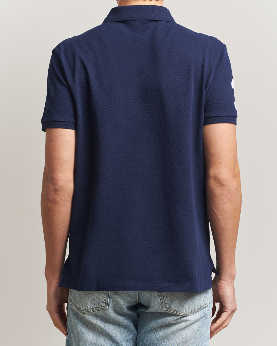 Herren | Poloshirts | Polo Ralph Lauren | Custom Slim Fit Big Pony Polo Cruise Navy
