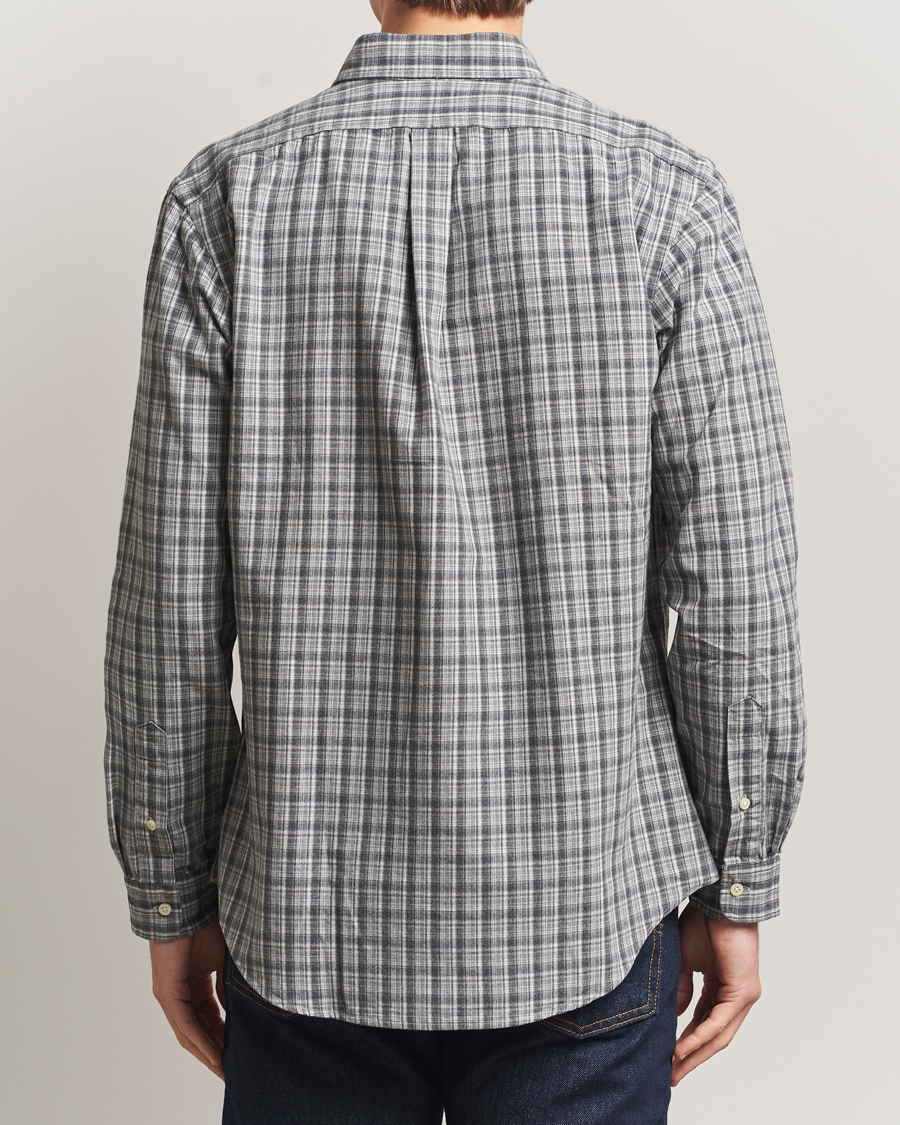 Herren | Hemden | Polo Ralph Lauren | Custom Fit Checked Shirt Grey Heather Multi