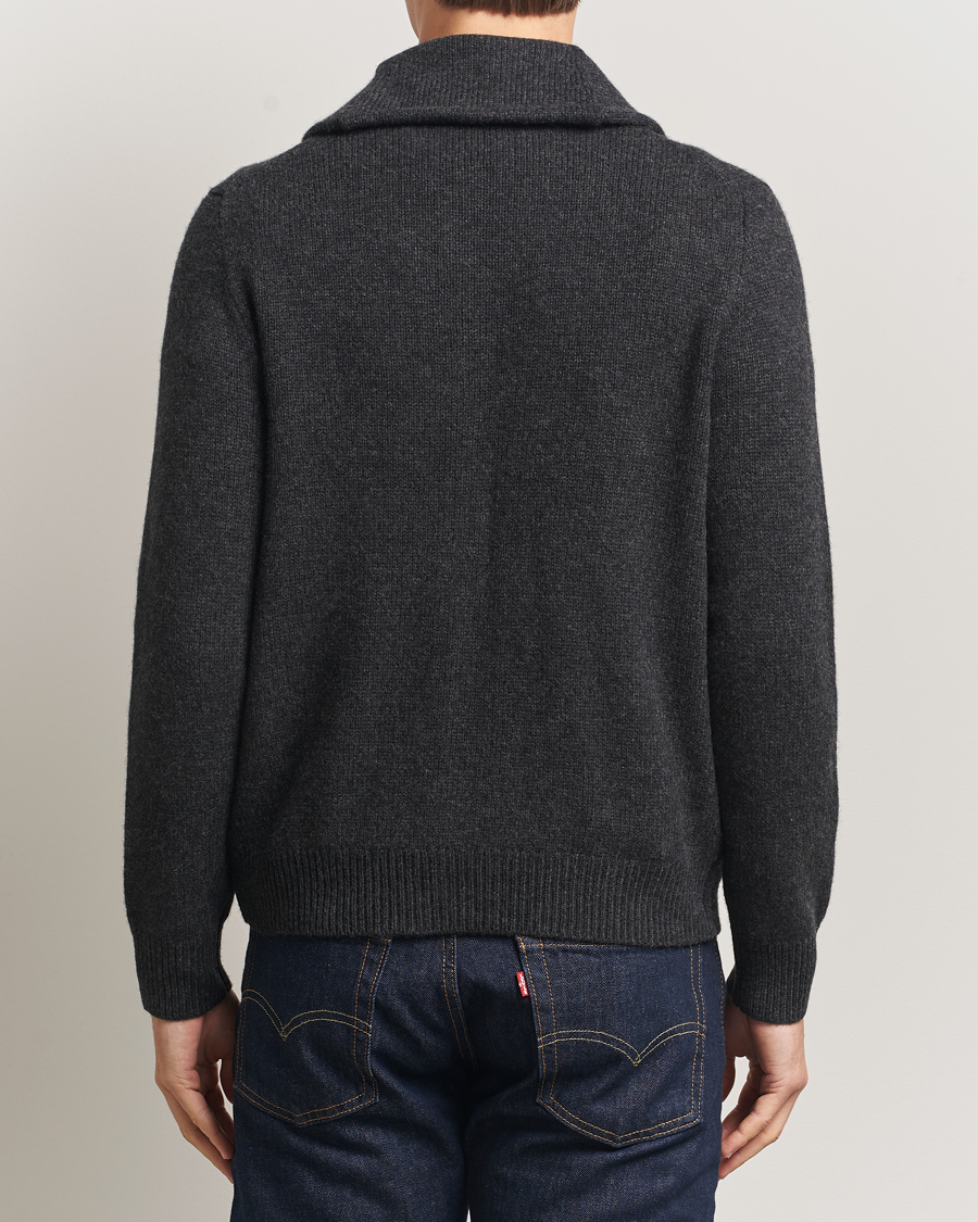 Herren | Pullover | Polo Ralph Lauren | Wool/Cashmere Shawl Collar Cardigan Granite Heather
