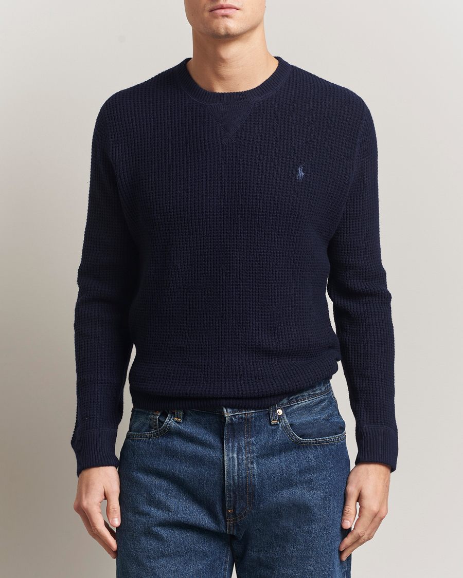 Herren | Pullover | Polo Ralph Lauren | Cotton/Wool Pullover Hunter Navy