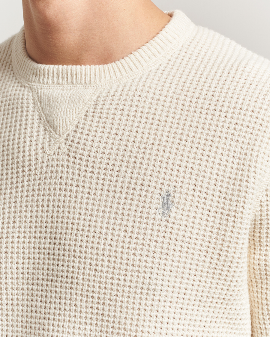 Herren | Pullover | Polo Ralph Lauren | Cotton/Wool Pullover Andover Cream