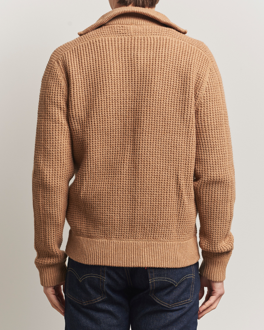 Herren | Pullover | Polo Ralph Lauren | Cotton/Wool Full Zip Brown Sugar Melange