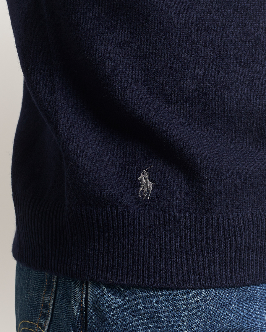 Herren | Pullover | Polo Ralph Lauren | Cotton/Wool Rollneck Hunter Navy