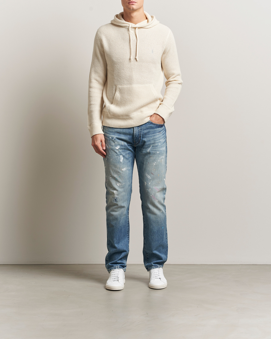 Herren | Pullover | Polo Ralph Lauren | Cotton/Wool Hoodie Andover Cream