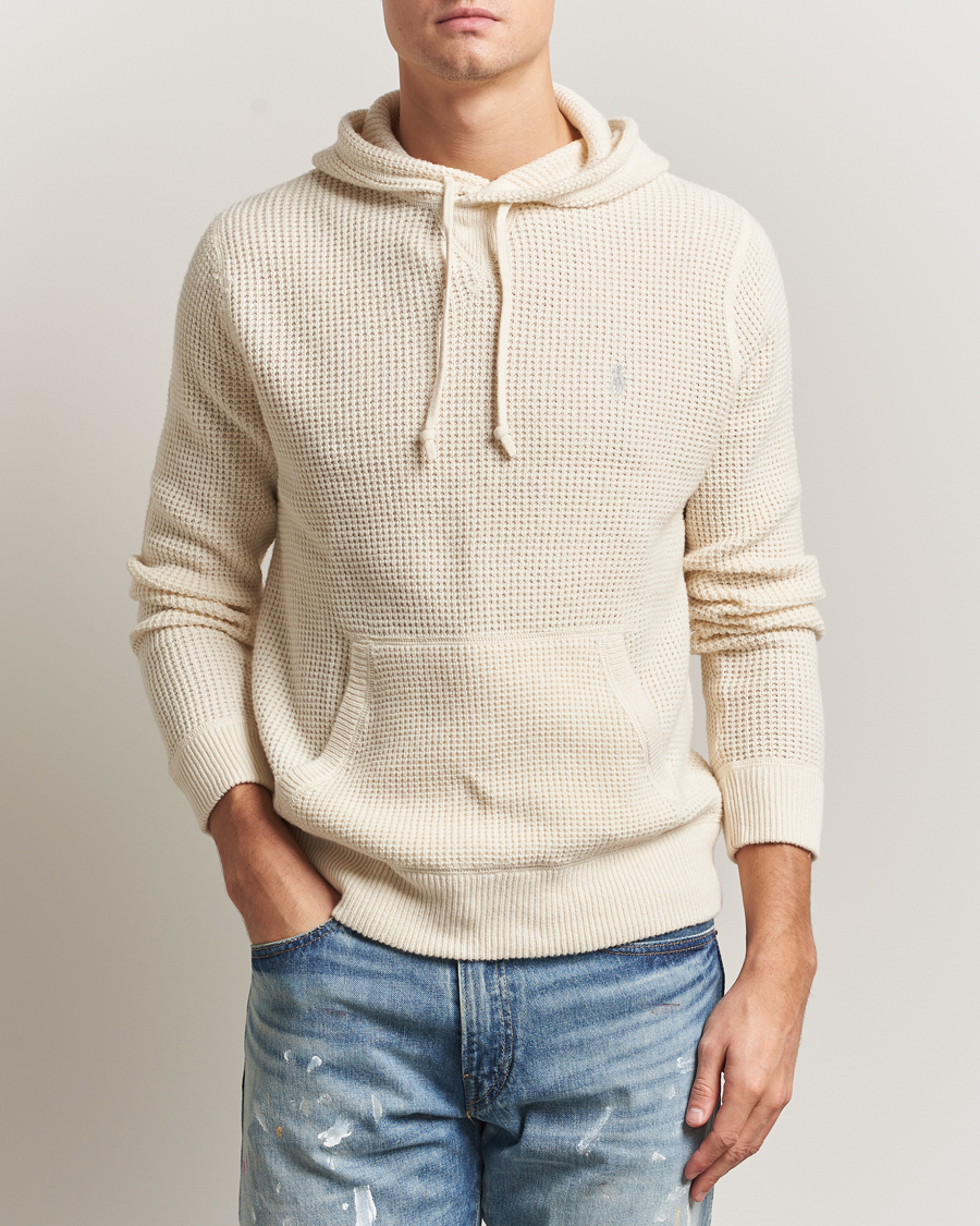 Herren | Pullover | Polo Ralph Lauren | Cotton/Wool Hoodie Andover Cream