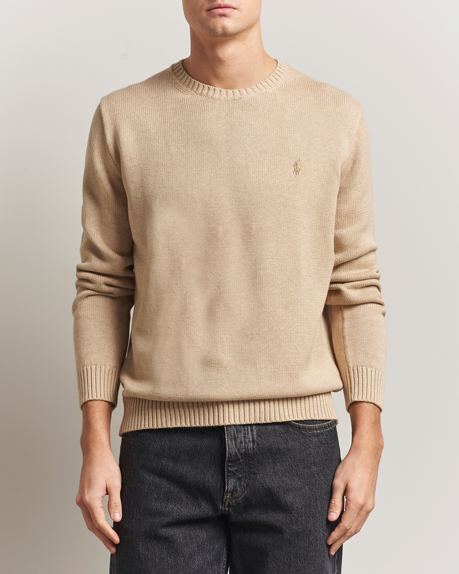 Herren | Pullover | Polo Ralph Lauren | Cotton Crew Neck Sweater Dune Melange