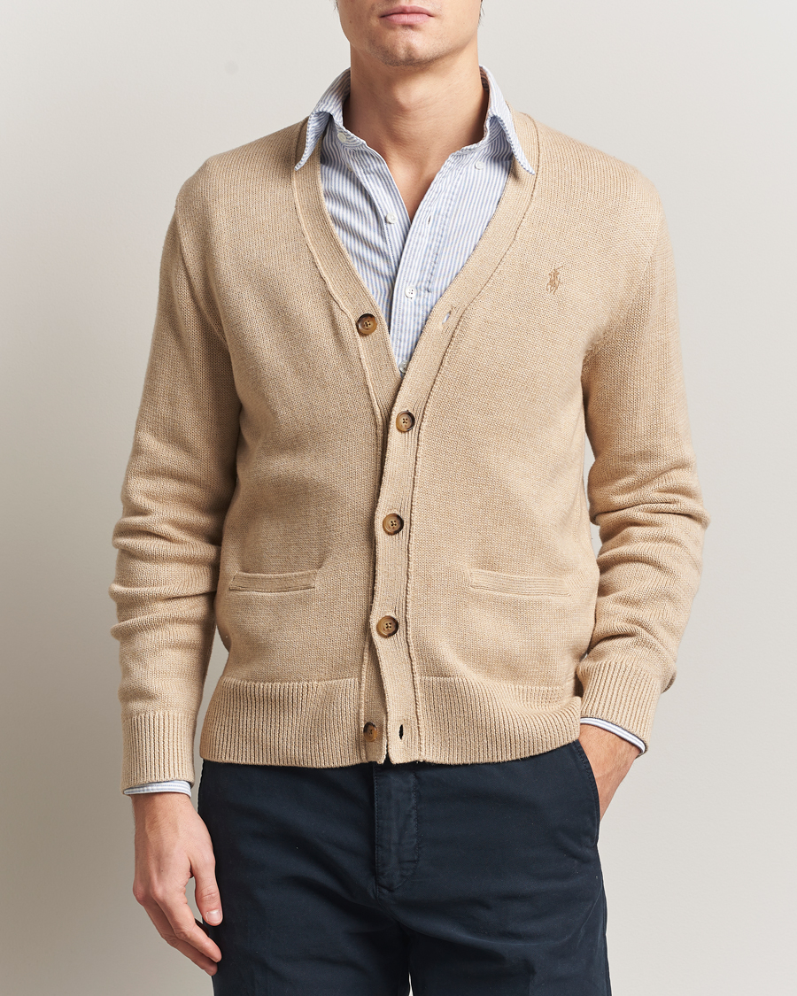 Herren | Pullover | Polo Ralph Lauren | Cotton Cardigan Dune Melange