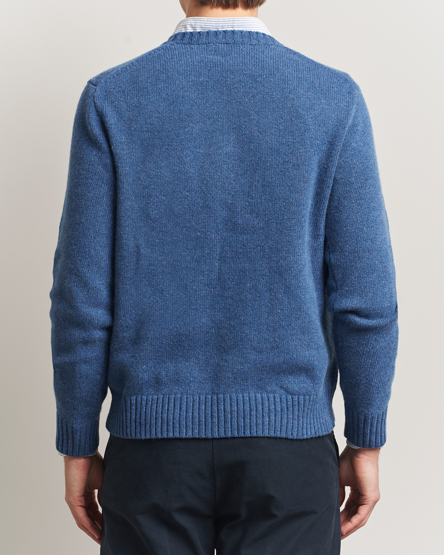 Herren | Pullover | Polo Ralph Lauren | Cotton/Wool Printed Sweater Blue Multi
