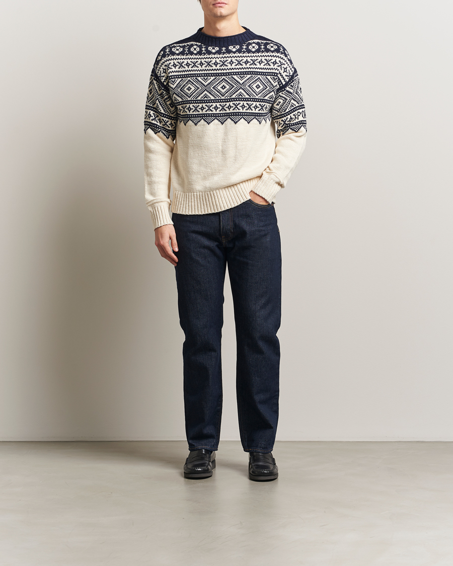 Herren | Pullover | Polo Ralph Lauren | Cotton/Cashmere Sweater Cream Combo
