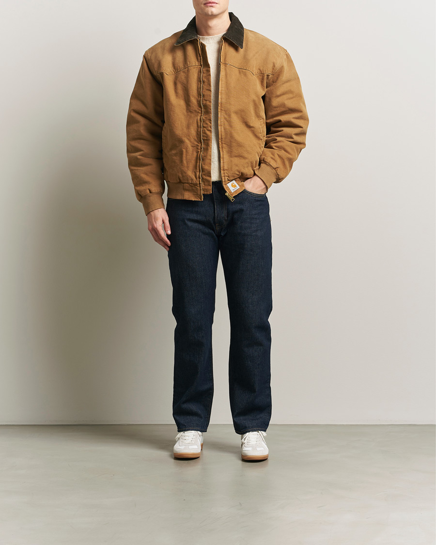 Carhartt WIP OG Santa Fee Jacket Hamilton Brown Grind Washed bei