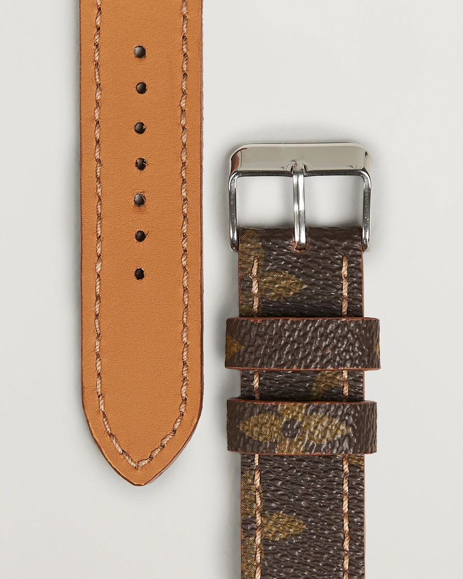 Herren | Uhrenarmband | Care with Carl | Watch Strap Re-made Louis Vuitton Monogram