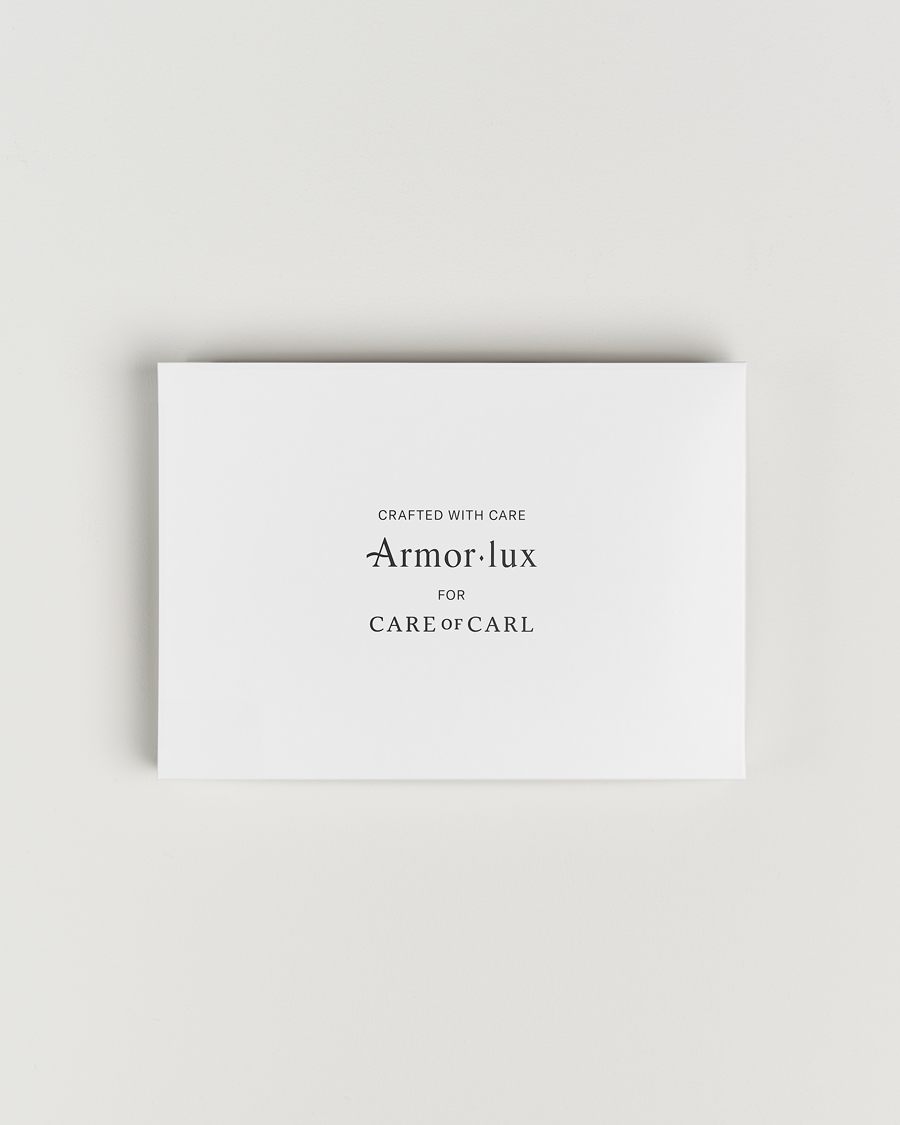 Herren | T-Shirts | Armor Lux for Care of Carl | 2-Pack Heritage Callac T-Shirt White/White