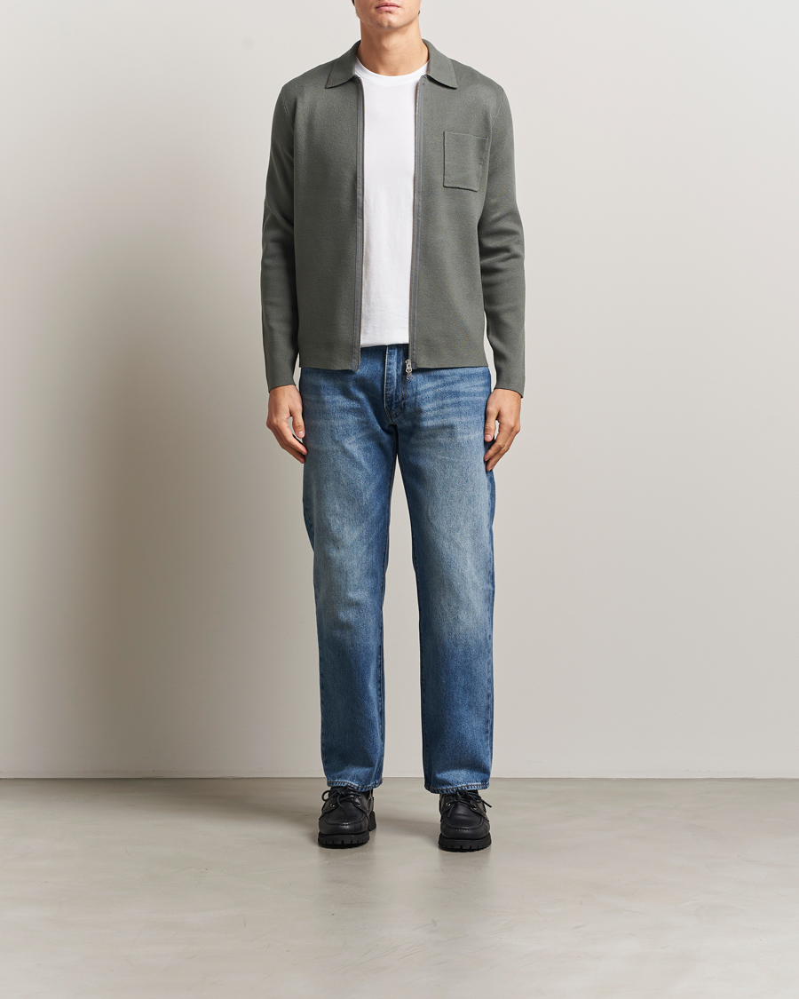 Herren | Pullover | Samsøe Samsøe | Guna Full Zip Castor Grey