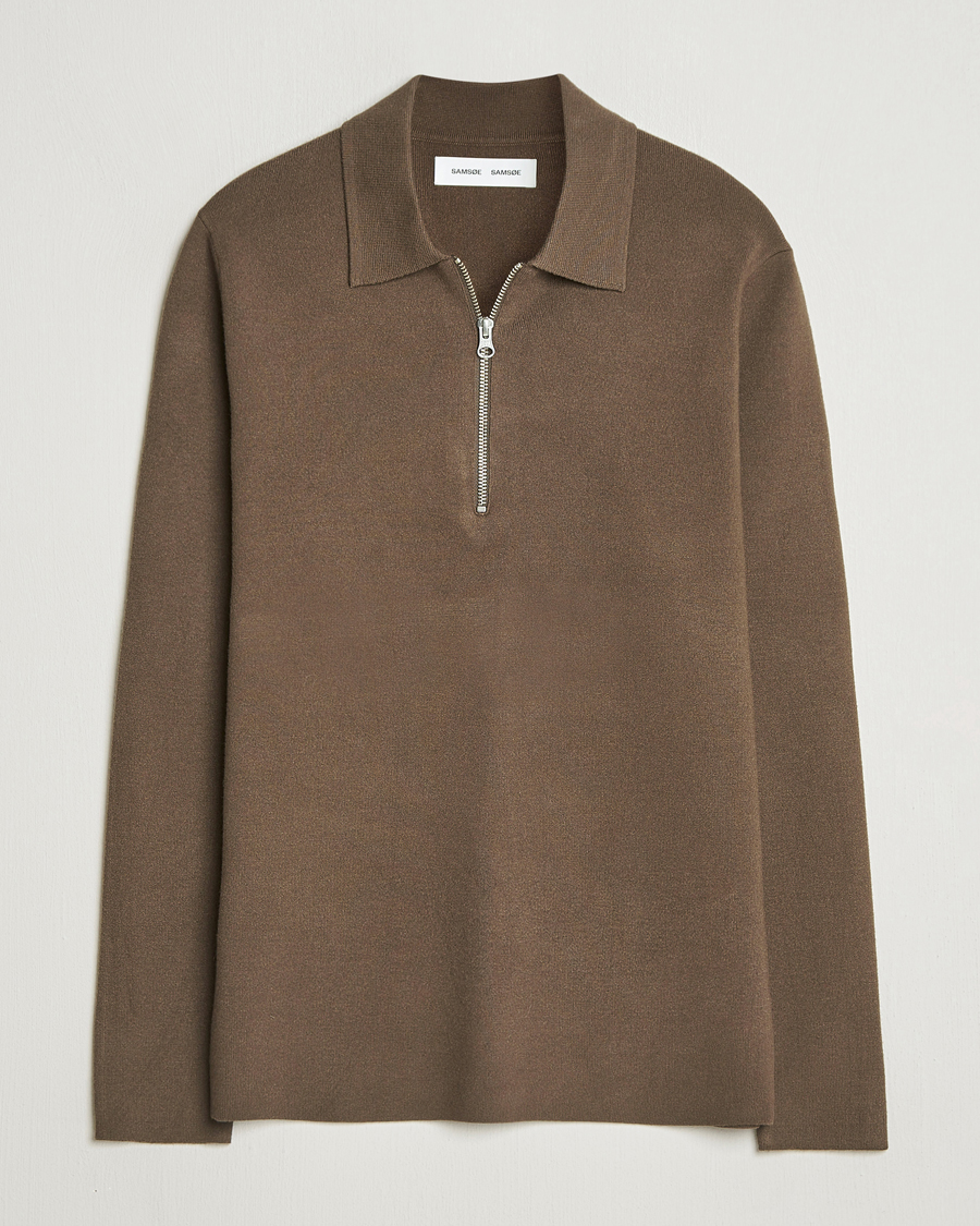 Herren | Pullover | Samsøe Samsøe | Guna Half Zip Canteen