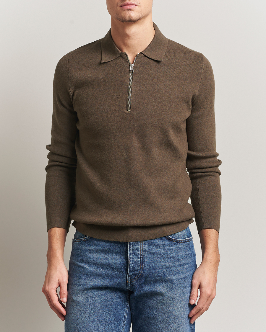 Herren | Pullover | Samsøe Samsøe | Guna Half Zip Canteen