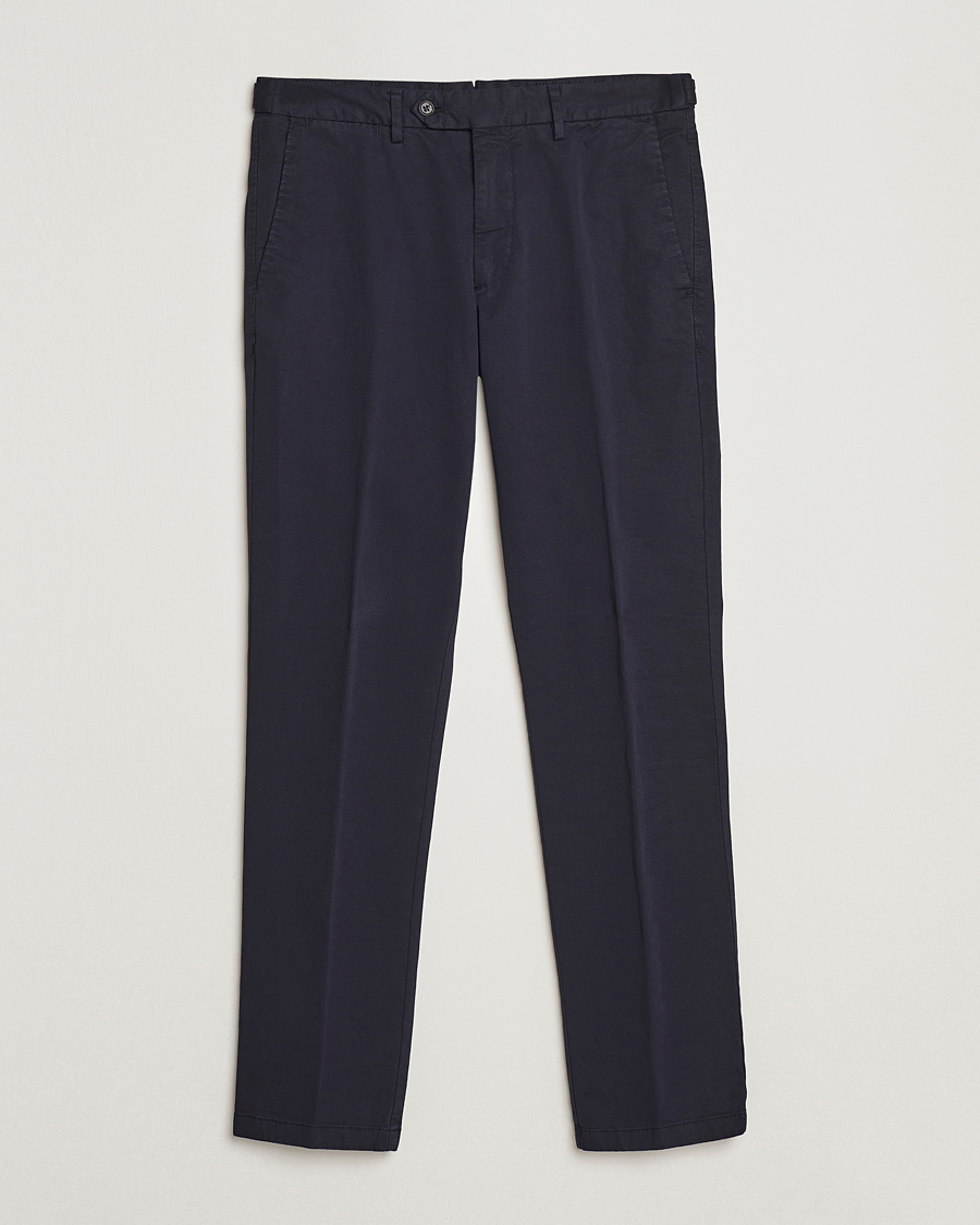 Herren | Hosen | Oscar Jacobson | Danwick Cotton Trousers Navy