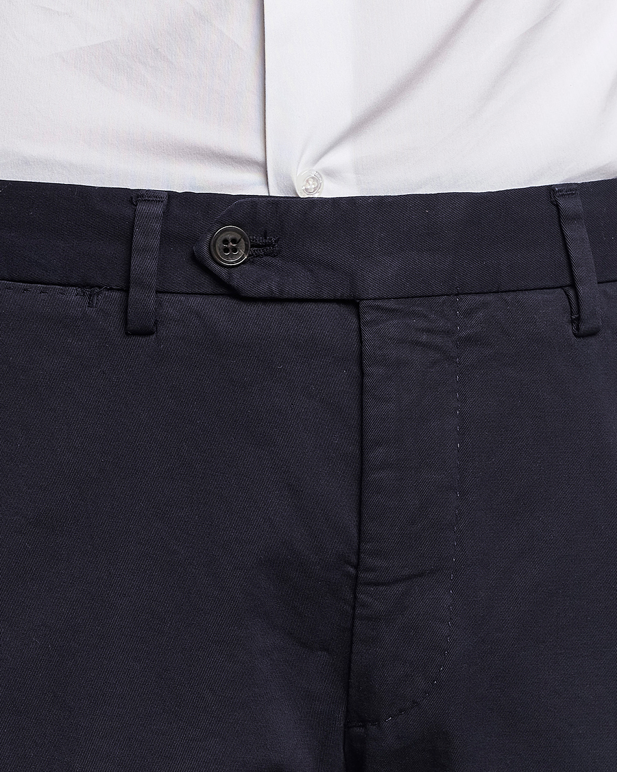 Herren | Hosen | Oscar Jacobson | Danwick Cotton Trousers Navy