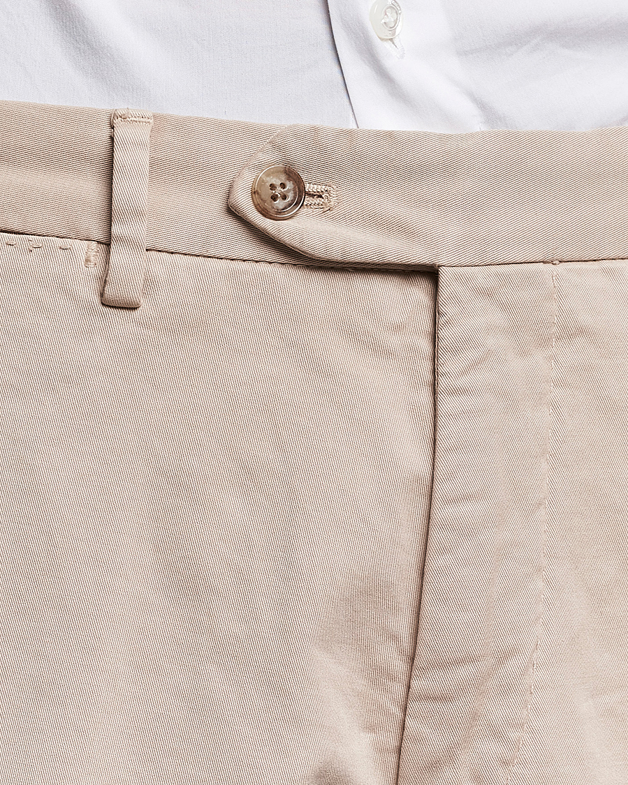 Herren | Hosen | Oscar Jacobson | Danwick Cotton Trousers Beige