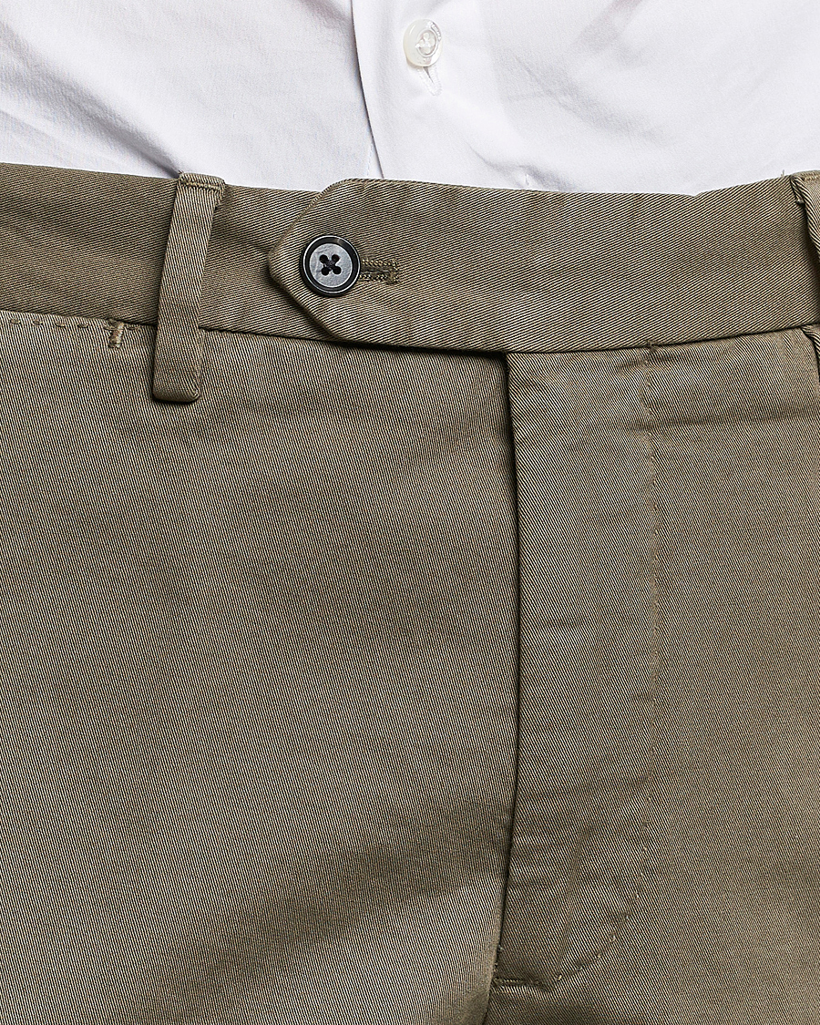 Herren | Hosen | Oscar Jacobson | Danwick Cotton Trousers Olive
